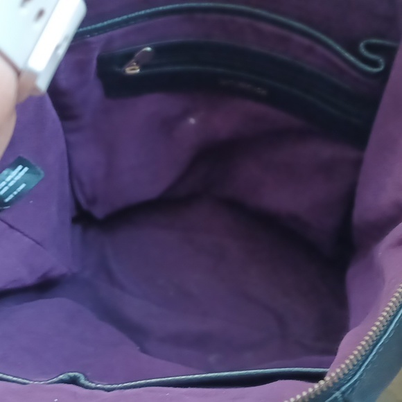 Jack French London Pebbled Leather Double Handle Zip Top Bag - Picture 11 of 12